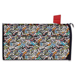 Old Cassette Tape Print Mailbox Cover