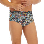 Old Cassette Tape Print Men's Briefs