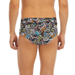 Old Cassette Tape Print Men's Briefs