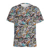 Old Cassette Tape Print Men's Sports T-Shirt