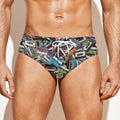 Old Cassette Tape Print Men's Swim Briefs