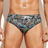 Old Cassette Tape Print Men's Swim Briefs