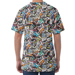 Old Cassette Tape Print Men's Velvet T-Shirt