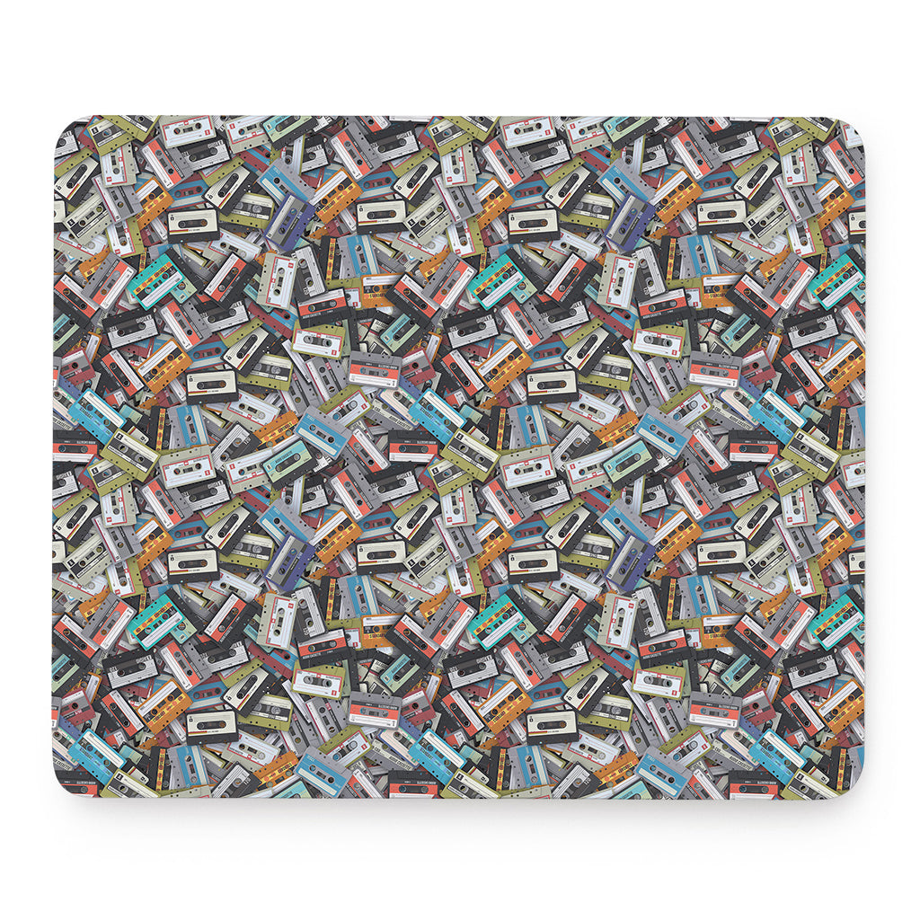 Old Cassette Tape Print Mouse Pad