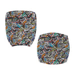 Old Cassette Tape Print Office Chair Cover