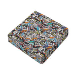 Old Cassette Tape Print Outdoor Seat Cushion Cover