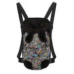 Old Cassette Tape Print Pet Carrier Backpack