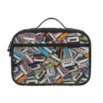 Old Cassette Tape Print Portable Lunch Bag