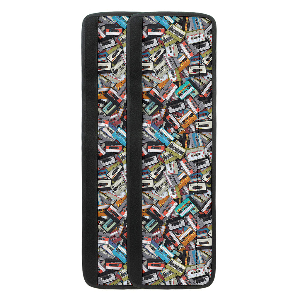 Old Cassette Tape Print Refrigerator Handle Covers