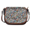 Old Cassette Tape Print Saddle Bag