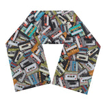 Old Cassette Tape Print Scarf