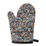 Old Cassette Tape Print Single Oven Mitt