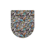 Old Cassette Tape Print Toilet Lid Cover