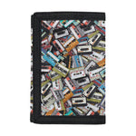 Old Cassette Tape Print Trifold Wallet