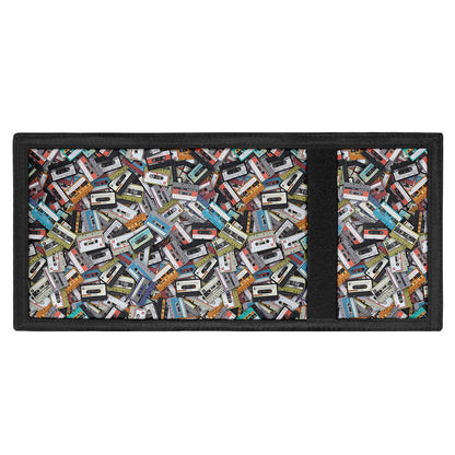 Old Cassette Tape Print Trifold Wallet
