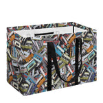 Old Cassette Tape Print Utility Tote Bag
