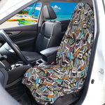 Old Cassette Tape Print Waterproof Car Seat Cover