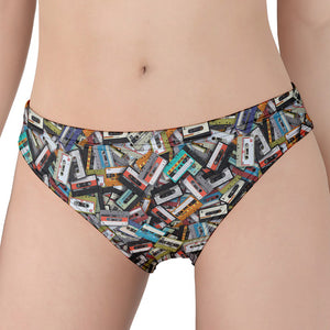 Old Cassette Tape Print Women's Panties