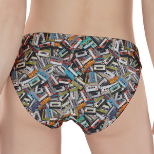 Old Cassette Tape Print Women's Panties