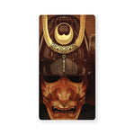 Old Japanese Samurai Mask Print Baby Crib Sheet