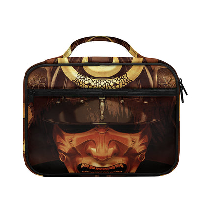 Old Japanese Samurai Mask Print Briefcase Bible Bag