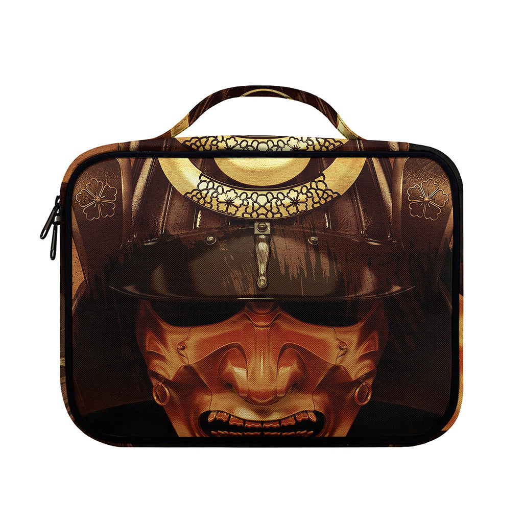 Old Japanese Samurai Mask Print Briefcase Bible Bag