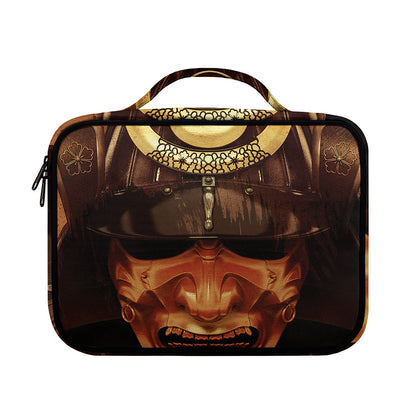 Old Japanese Samurai Mask Print Briefcase Bible Bag