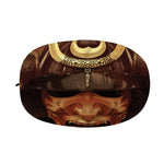 Old Japanese Samurai Mask Print Car Side Mirror Covers