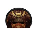 Old Japanese Samurai Mask Print Coin Purse
