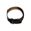 Old Japanese Samurai Mask Print Dog Collar