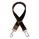 Old Japanese Samurai Mask Print Dog Seat Belt