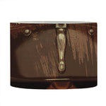 Old Japanese Samurai Mask Print Drum Lamp Shade