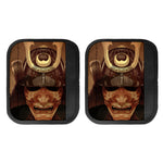 Old Japanese Samurai Mask Print Handle Covers
