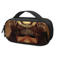 Old Japanese Samurai Mask Print Portable Cooler Travel Case