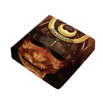 Old Japanese Samurai Mask Print Outdoor Seat Cushion Cover