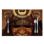 Old Japanese Samurai Mask Print Placemat