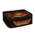 Old Japanese Samurai Mask Print Small Lunch Bag