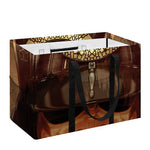 Old Japanese Samurai Mask Print Utility Tote Bag