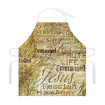 Old Religious Words Print Adjustable Apron