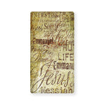 Old Religious Words Print Baby Crib Sheet