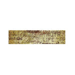 Old Religious Words Print Bed Runner