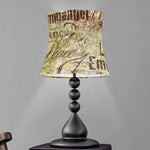 Old Religious Words Print Bell Lamp Shade