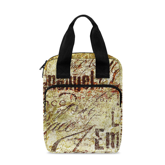 Old Religious Words Print Bible Tote Bag