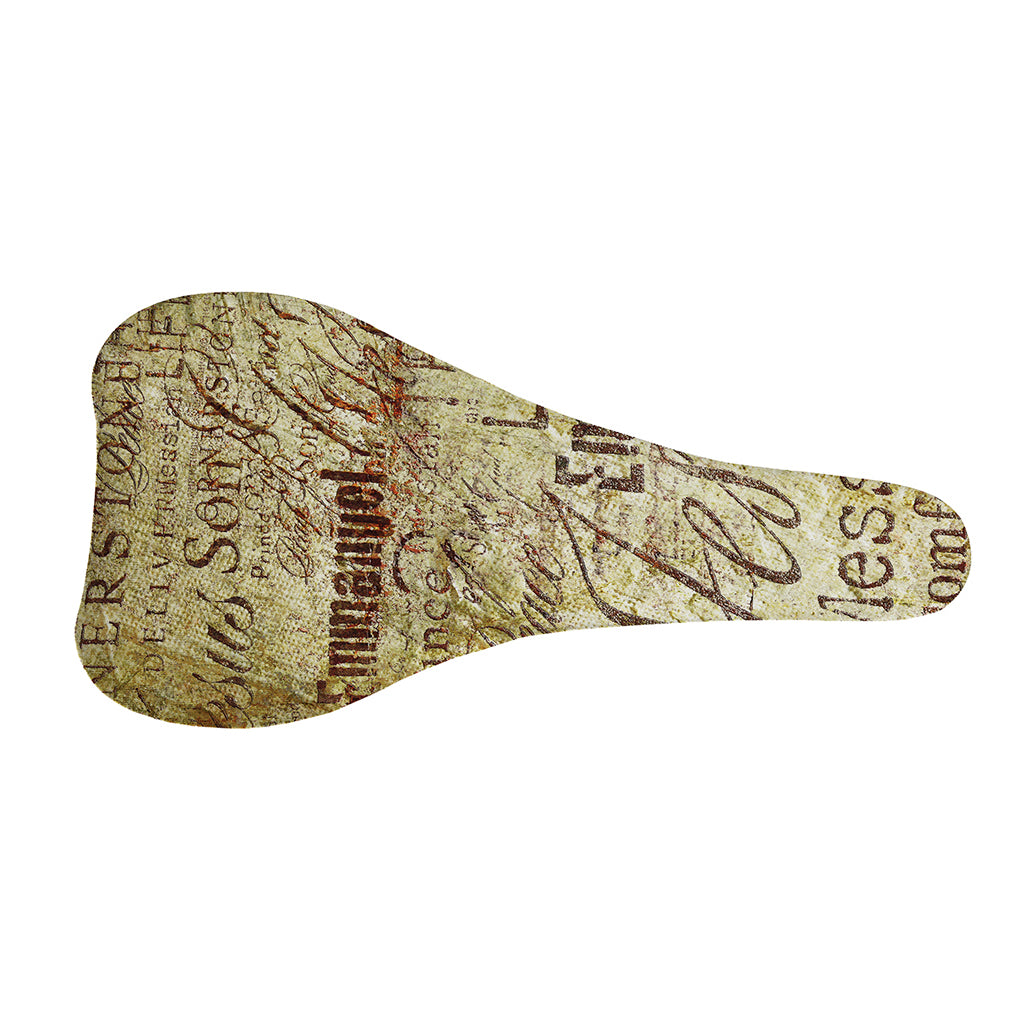 Old Religious Words Print Bicycle Seat Cover