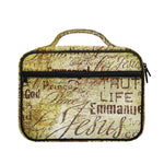 Old Religious Words Print Briefcase Bible Bag