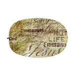 Old Religious Words Print Car Side Mirror Covers