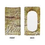 Old Religious Words Print Changing Pad Cover