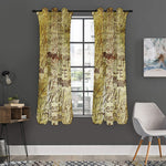 Old Religious Words Print Curtain