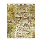 Old Religious Words Print Curtain