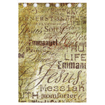 Old Religious Words Print Curtain